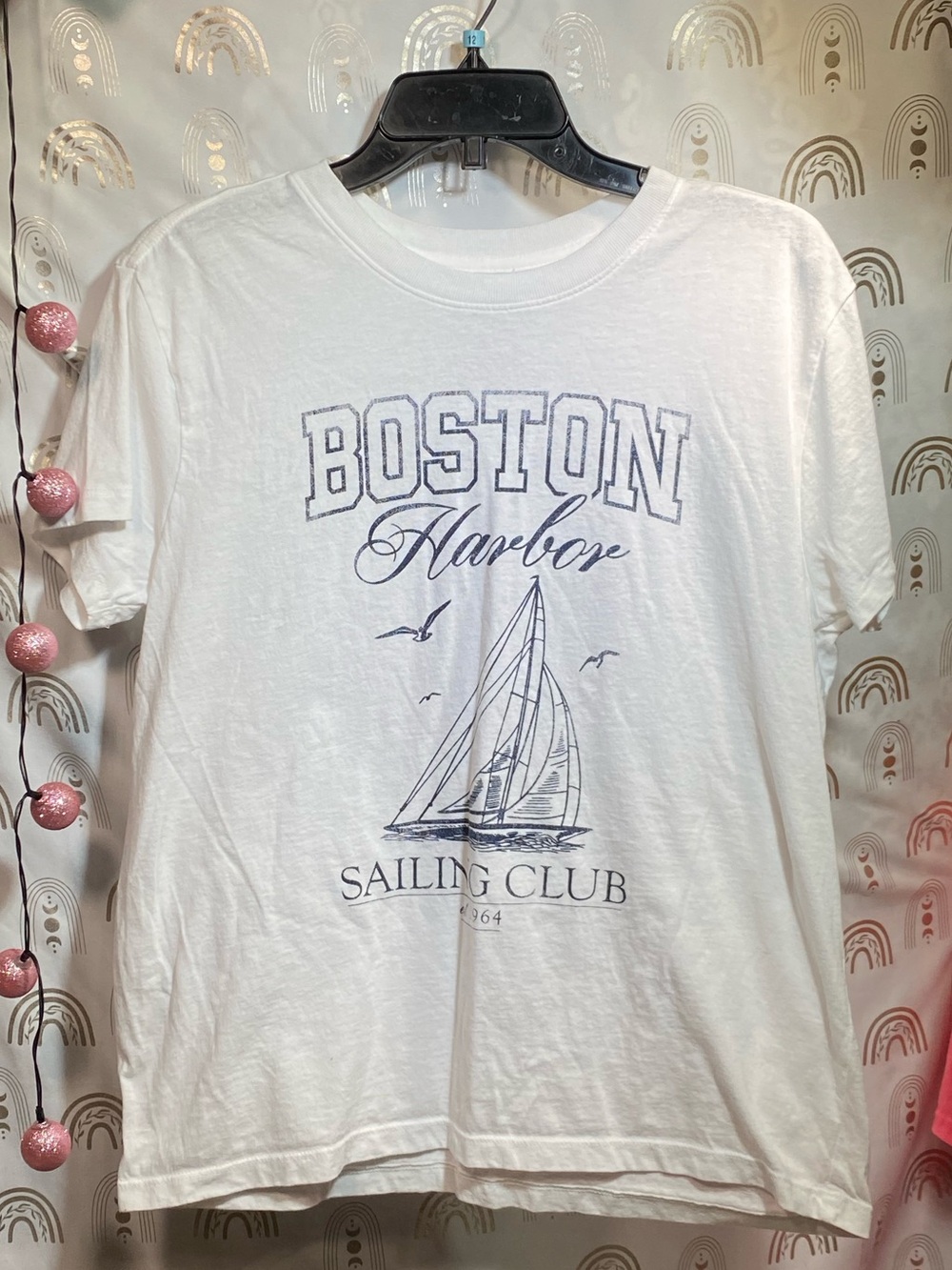 Boston Harbor Sailing Club Graphic Short-Sleeve Tee - White